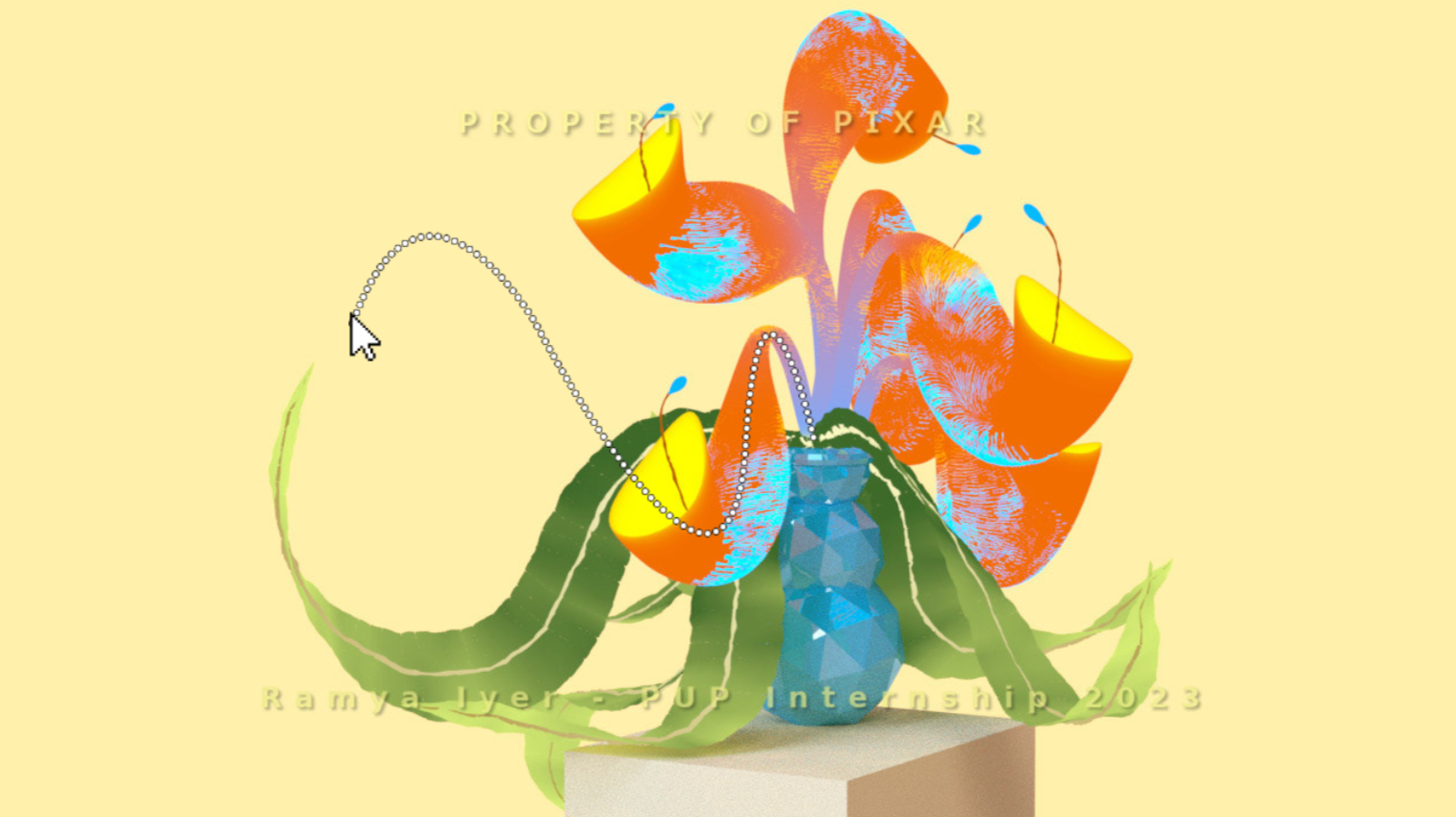 Hand Painted Plant Tool